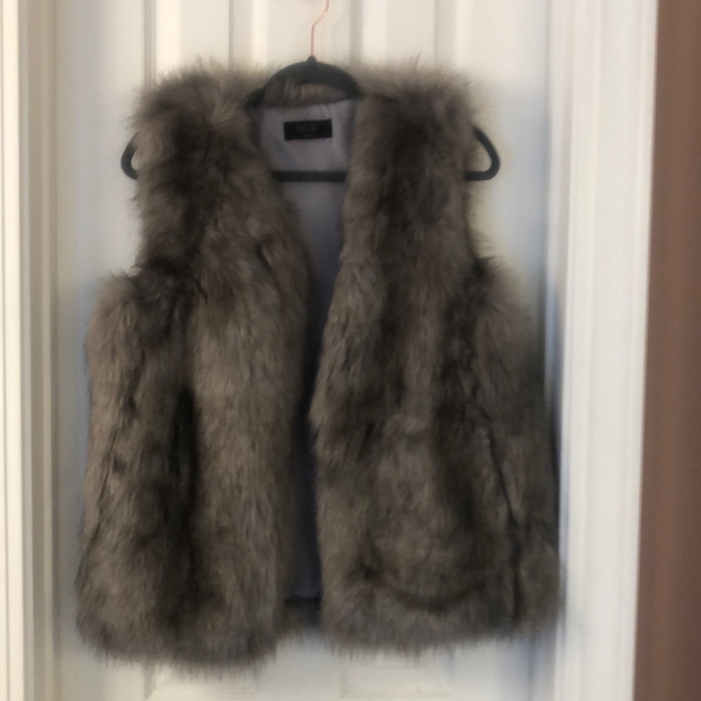 Faux fur jacket